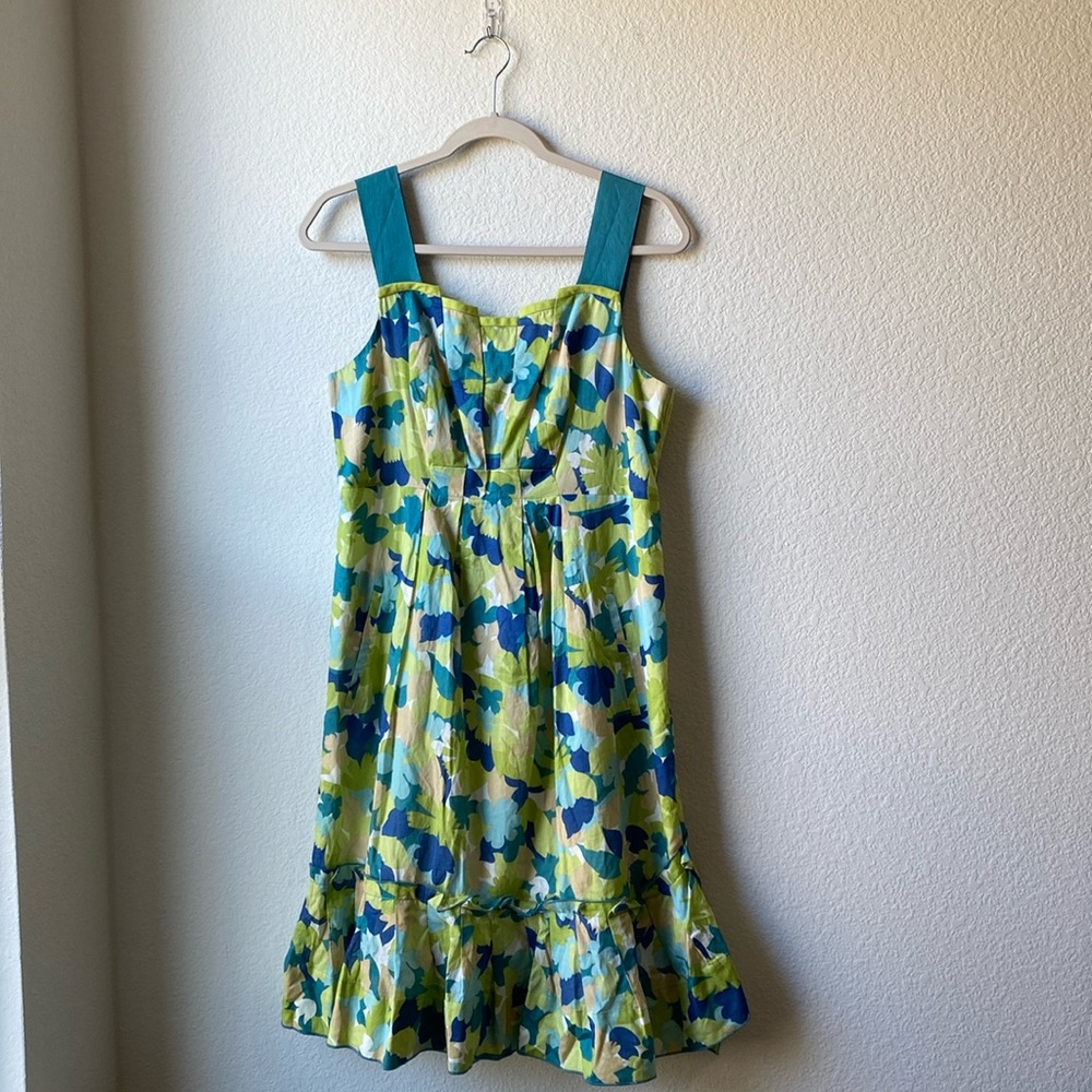 Girls from Savoy | Poplin printed midi dress